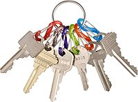 Nite Ize KRG2-11-R3 Ring Key Chain, Stainless .7in x 2.3in x .5"