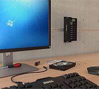 StarTech.com 7-Port USB 3.0 Hub - 5Gbps - Metal Industrial USB-A Hub with ESD Protection & 350W Surge Protection