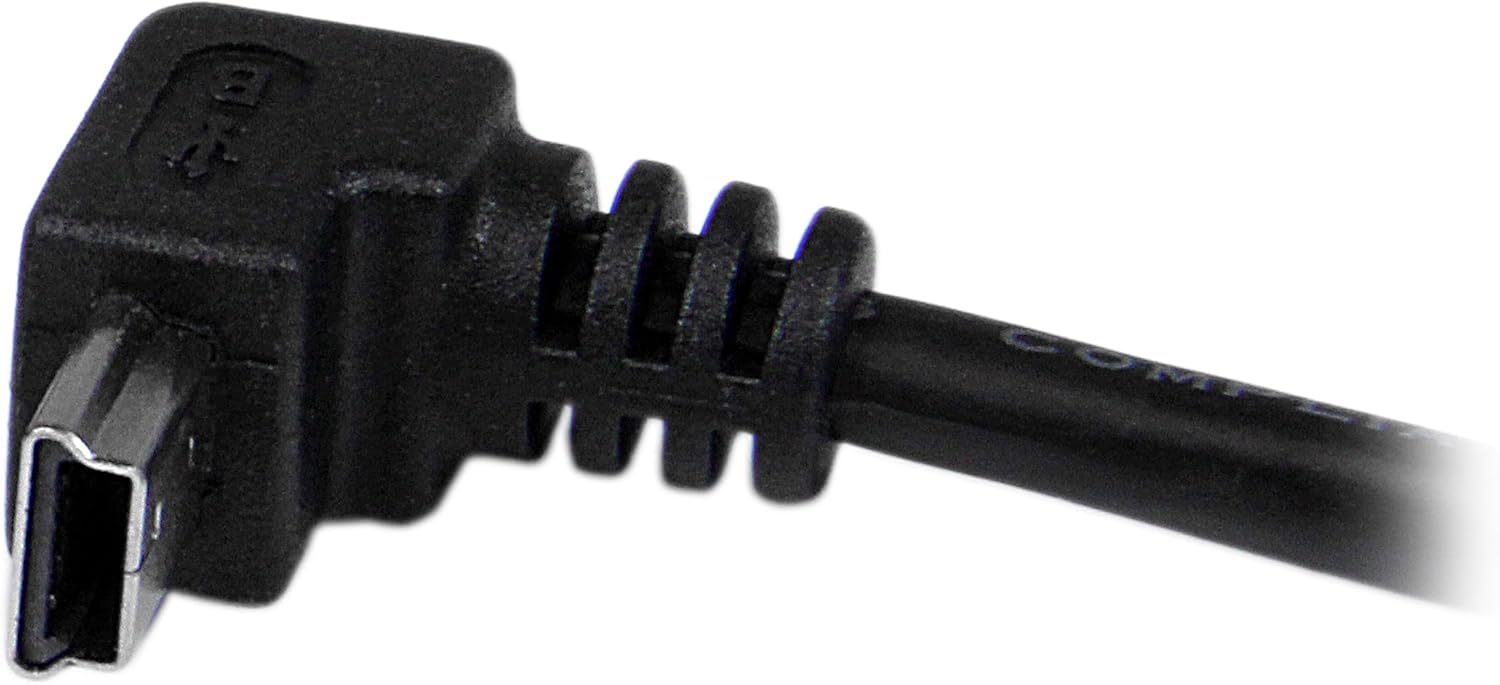 StarTech.com Angled Mini USB Cable - USB A to Mini B