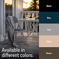 National Public Seating 300 Series Steel Portable Folding Chairs - Premium Heavy-Duty