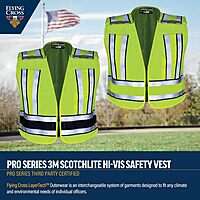 FLYING CROSS Pro Series Hi-Vis Reflective Safety Vest