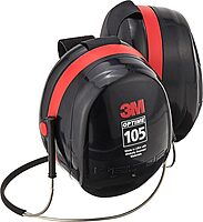 3M Peltor Optime 105 Behind-the-Head Earmuff, Factory, One Size One Size Behind-the-head Earmuff
