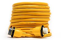 Camco PowerGrip 50 Amp Marine Power Extension Cord with Locking Adapters