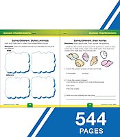 Carson Dellosa Comprehensive Curriculum of Basic Skills Second Grade Workbook, Reading Comprehension, Language Arts