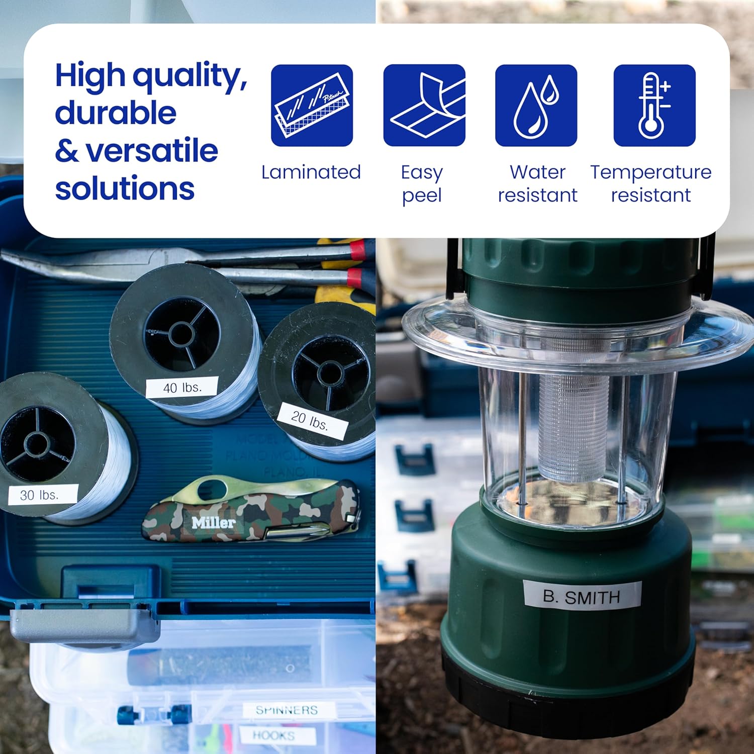 BROTHER Genuine TZe231 Laminated Label Tape 12mm Black on White