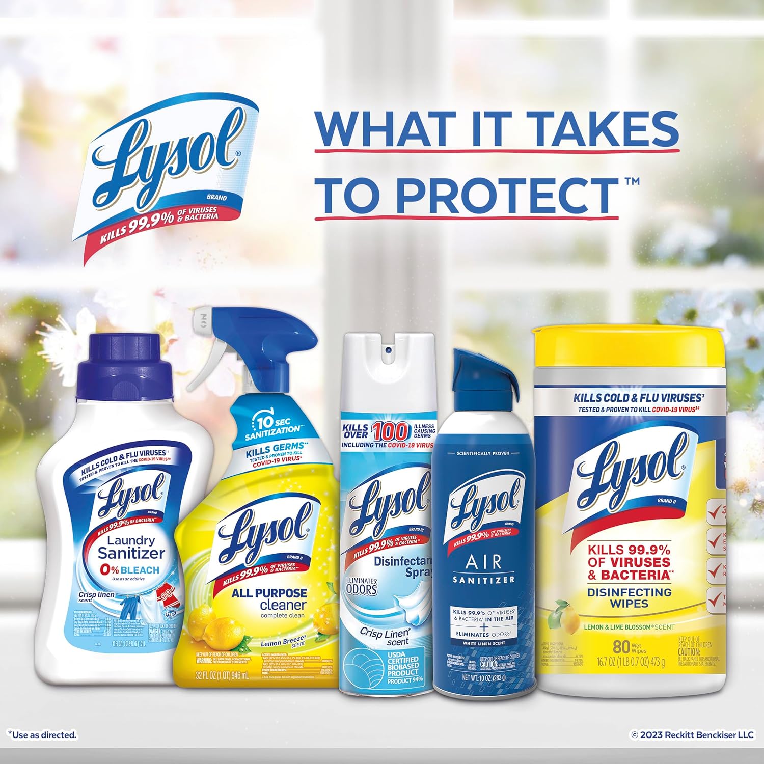 Lysol Disinfectant Wipes Multi-Surface Antibacterial Cleaning Wipes For Disinfecting and Cleaning Lemon and Lime Blossom 80