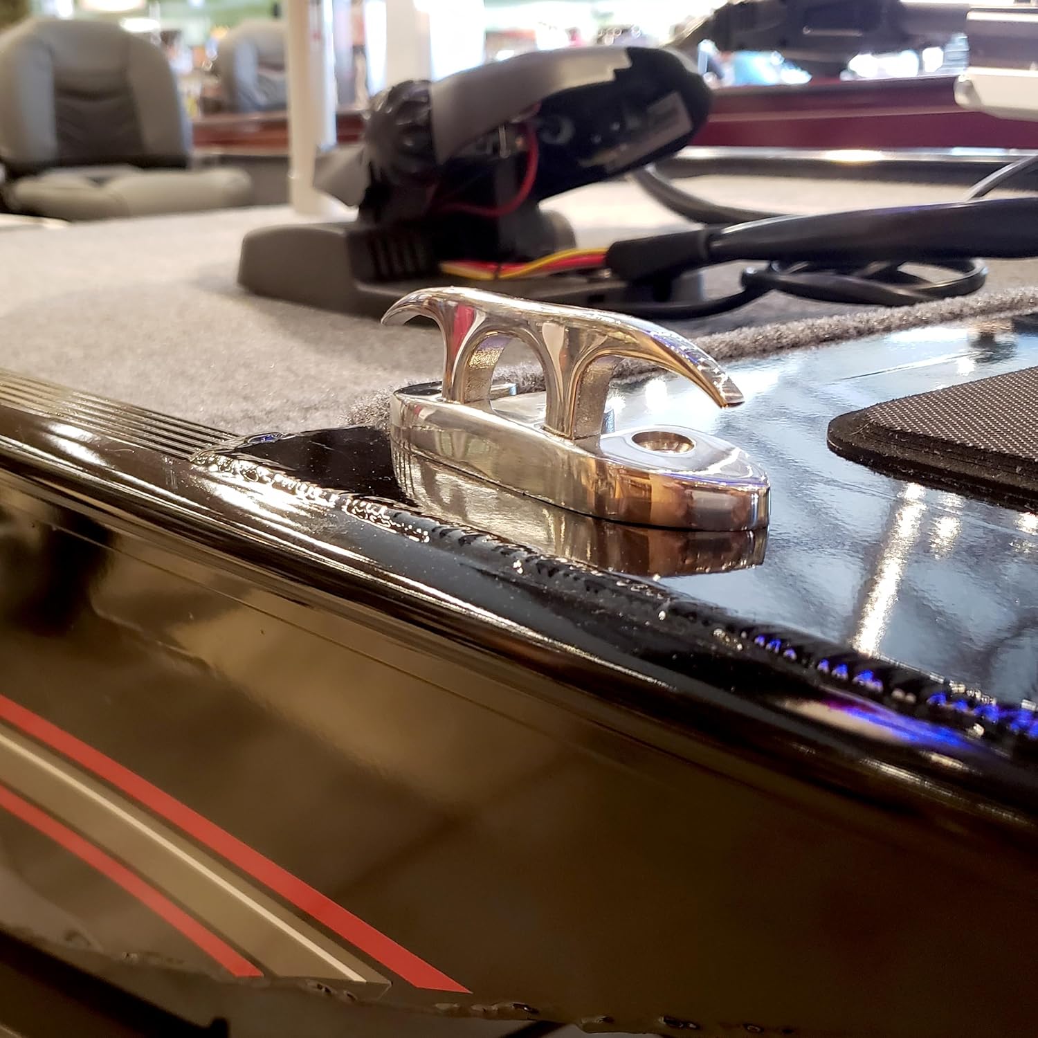 Whitecap Industries Hardware 6744 Stainless Steel Folding Cleat, 4-9/16"