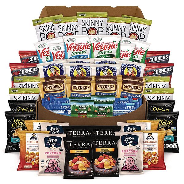 Snack Box Pros Big Healthy Snack Box, 61 Assorted Snacks