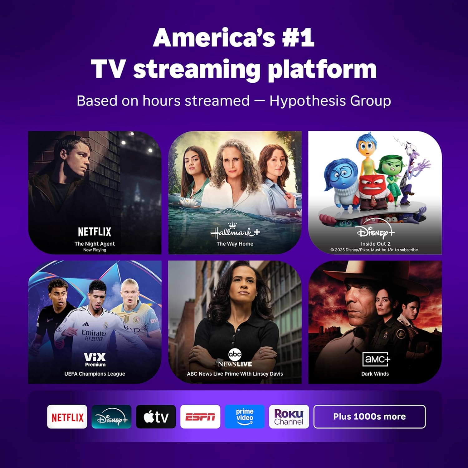 Roku Streaming Stick 4K - HDR & Dolby Vision Roku Streaming Device for TV with Voice Remote & Long-Range Wi-Fi