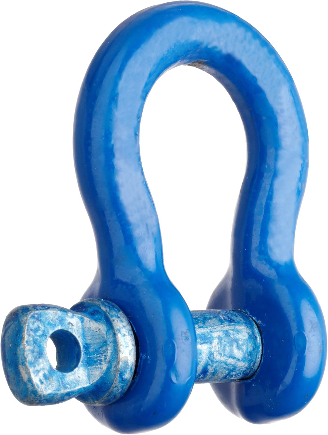 Campbell 419-S Screw Pin Anchor Shackles, Drop-Forged Carbon Steel, Painted Blue, 3/8" Trade, 1 ton Working Load Limit