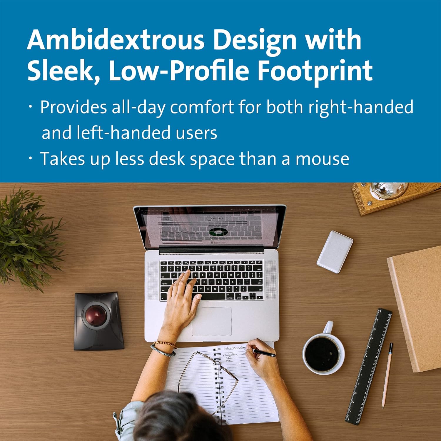Kensington SlimBlade Pro Rechargeable Wireless Trackball