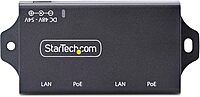 StarTech.com 2-Port PoE+ Injector, 10/100/1000Mbps, PoE/PoE+ (802.3af/at), 4X 10/100/1000BASE-T RJ45, 30W, Wall Mountable