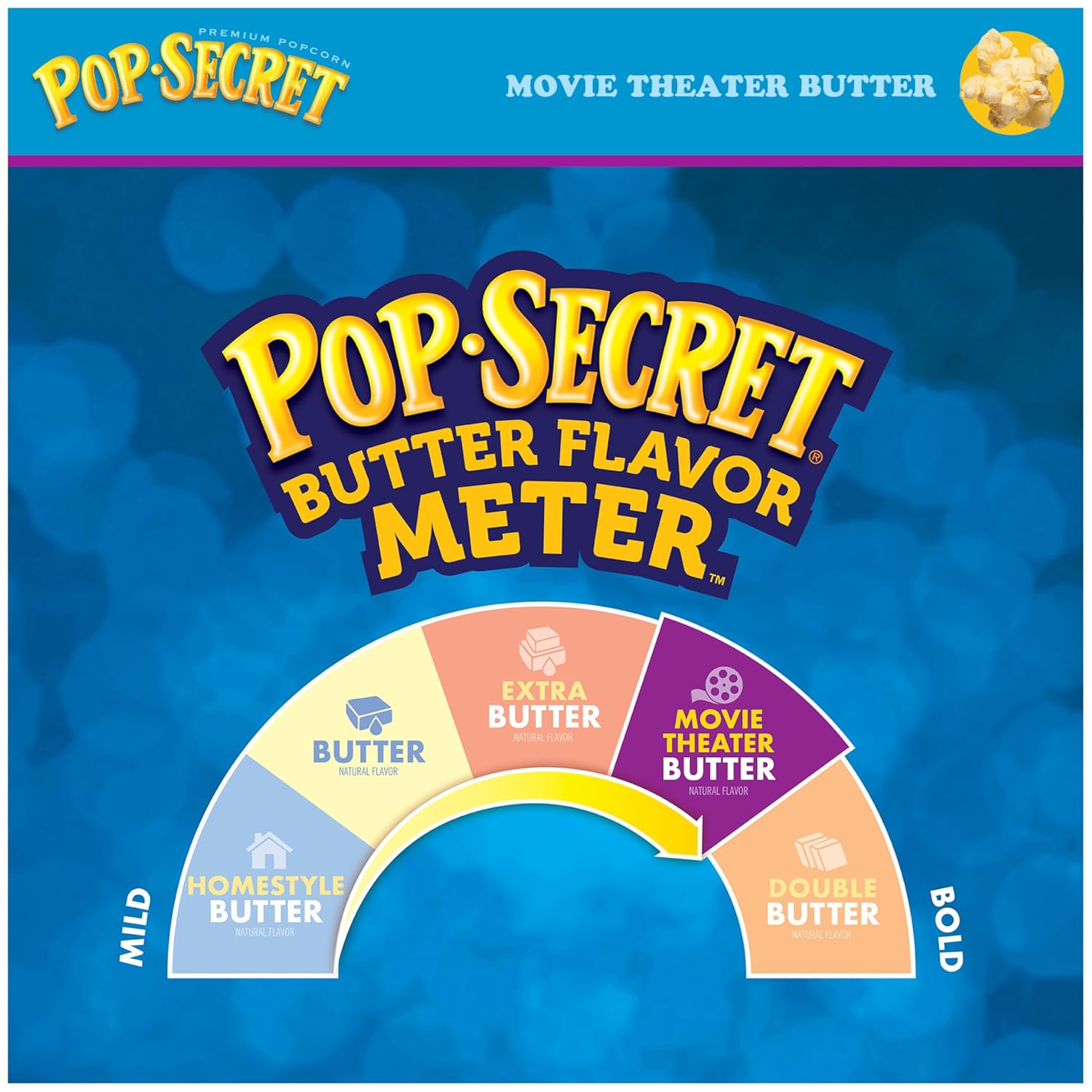 Pop Secret Microwave Popcorn, Movie Theater Butter Flavor, 3 Oz Sharing Bags, 30 Ct Movie Theater Butter 3 Ounce (Pack of 30)