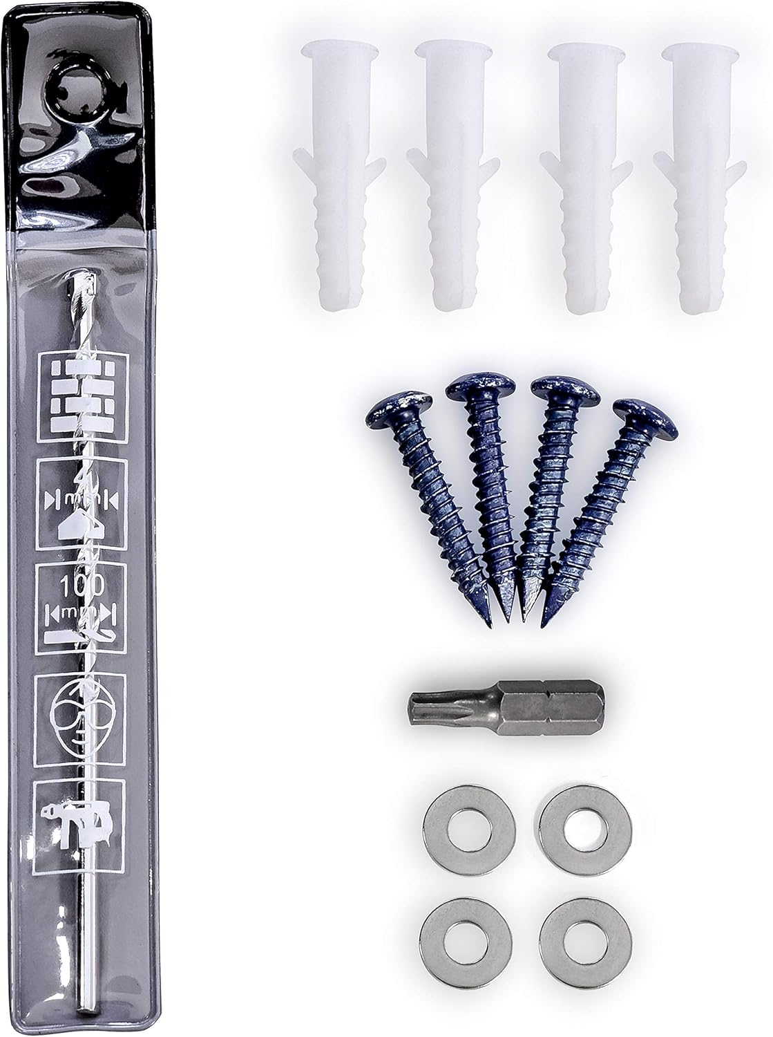 MAIL BOSS Key Boss Heavy-Duty High Security 105-Position Locking Key Cabinet & Drop Box
