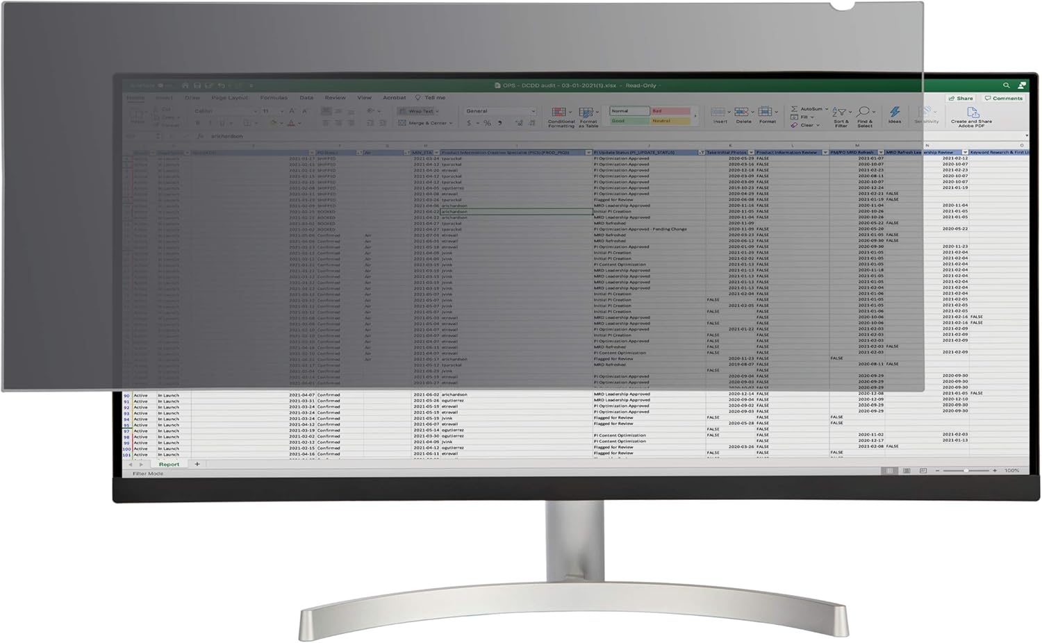 StarTech.com Monitor Privacy Screen - Reversible Matte/Gloss Filter