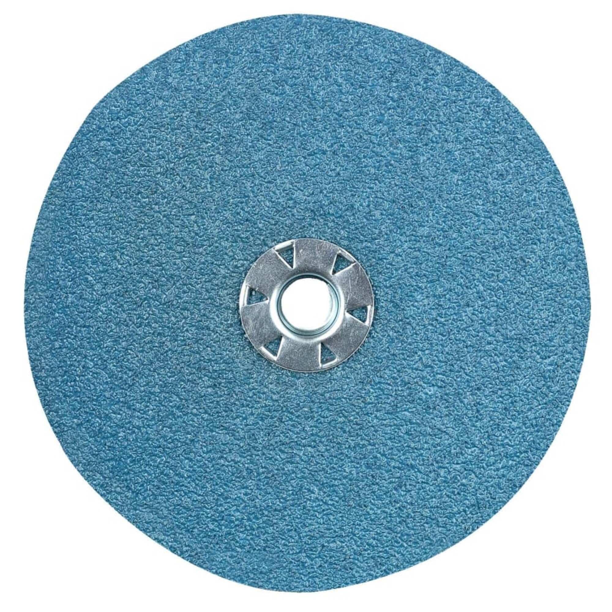 CGW Abrasives Fiber Disc 7" Dia, 7/8" Hole, 36 Grit, Zirconia Alumina