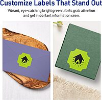 AVERY Printable Square Scalloped Labels, Sure Feed Technology