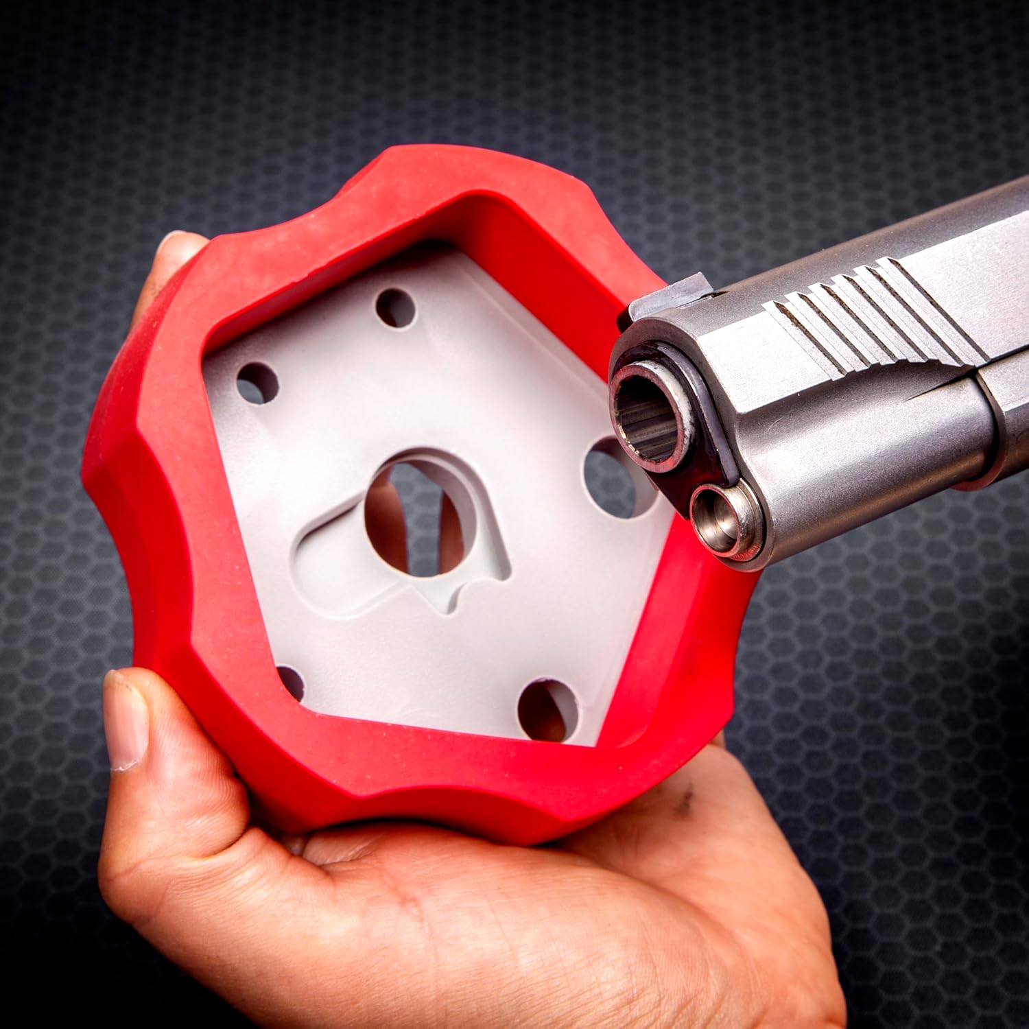 Real Avid Smart Bench Block - Universal Armorers Block Made with Non-Marring Materials, Non-Slip Bench Block For Glock, 1911 & Other Guns