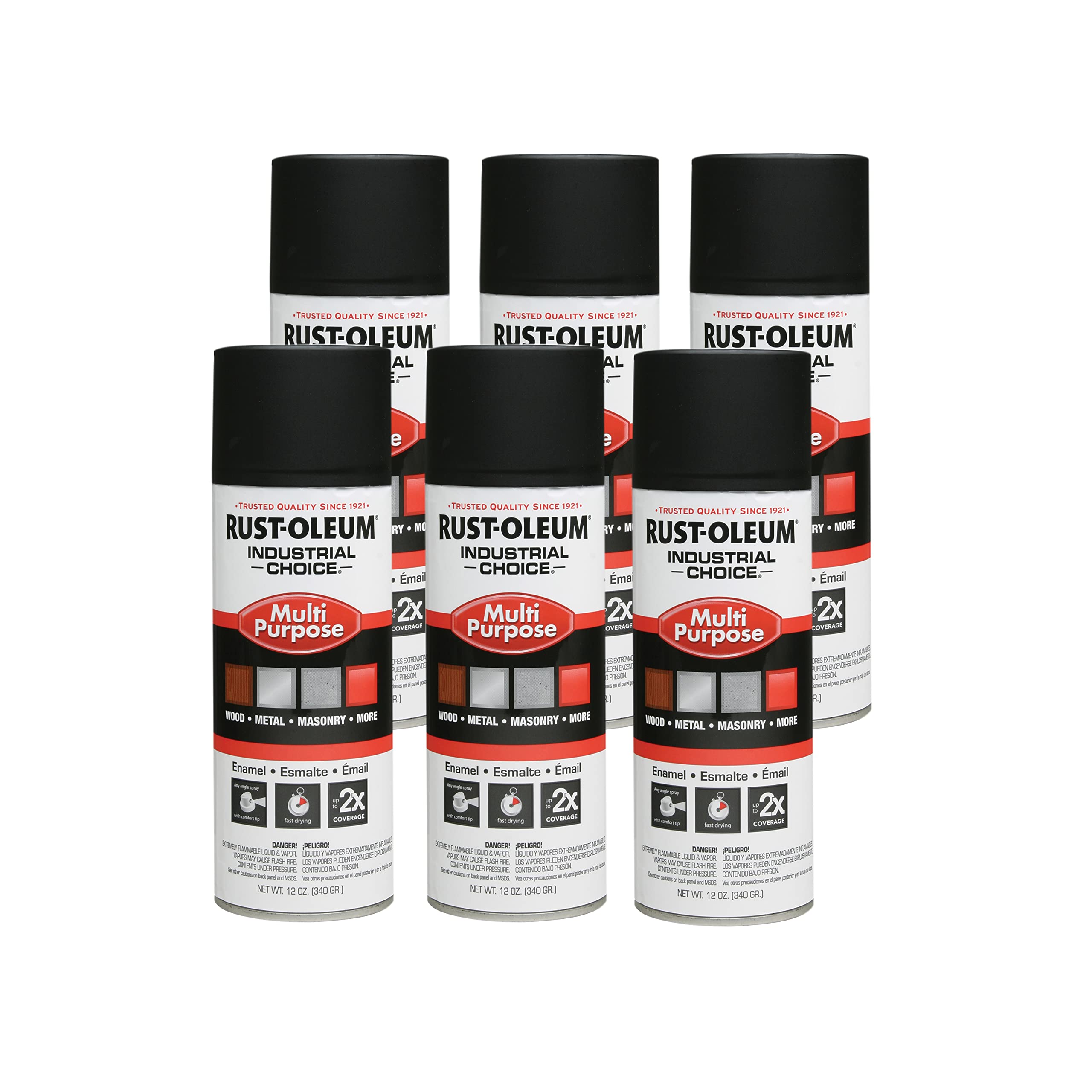 Rust-Oleum Industrial Choice 1600 System Multi-Purpose Enamel Spray Paint