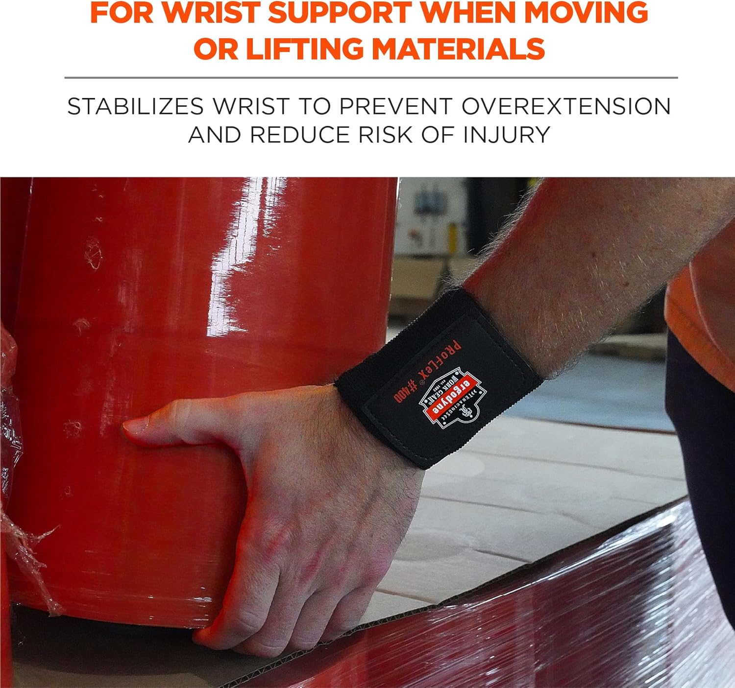 Ergodyne ProFlex 400 Universal Wrist Wrap, Black