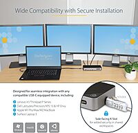 StarTech.com Universal USB-C and Thunderbolt Docking Station