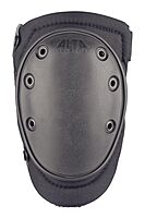 ALTA 50413 AltaFLEX Knee Protector Pad, Black Cordura Nylon Fabric, AltaLOK Fastening, Flexible Cap, Long