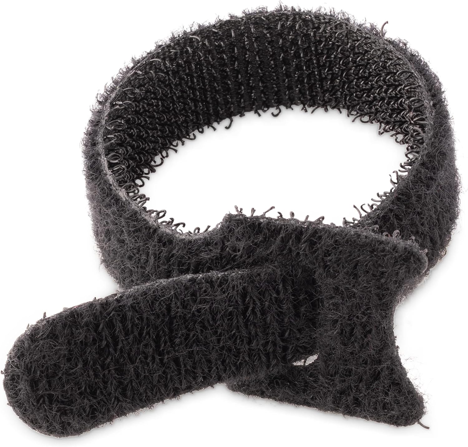 StarTech.com 6in Hook and Loop Cable Ties - 50 Pack - Black - Reusable Cable Straps - Adjustable and Flexible