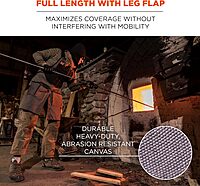 Ergodyne - 13696 Arsenal 5705 Full Length Tool Work Apron, 13-Pockets, Gray