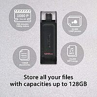 Kingston DataTraveler 70 64GB Portable and Lightweight USB-C flashdrive with USB 3.2 Gen 1 speeds DT70/64GB