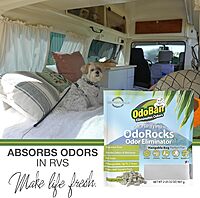 OdoBan Air Purifying OdoRocks Natural Odor Eliminator Made from Natural Volcanic Rocks, Made in the USA, Fragrance Free, 2 Pound Bag 32 Ounce (Pack of 1)