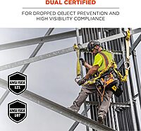 ERGODYNE GloWear 8231TV Hi-Vis Tool Tethering Safety Vest