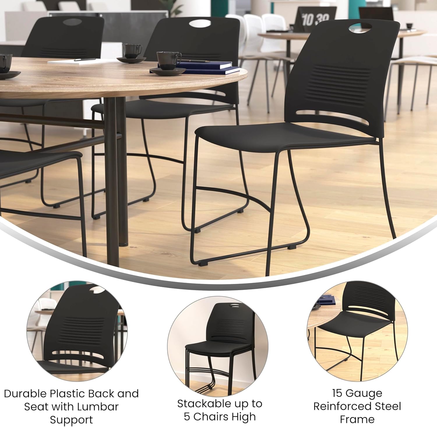 Flash Furniture HERCULES Series Commercial Stack Chair