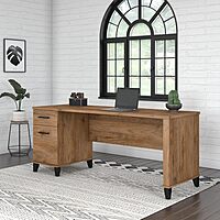 Bush Furniture Somerset 72W Office Desk with Drawers