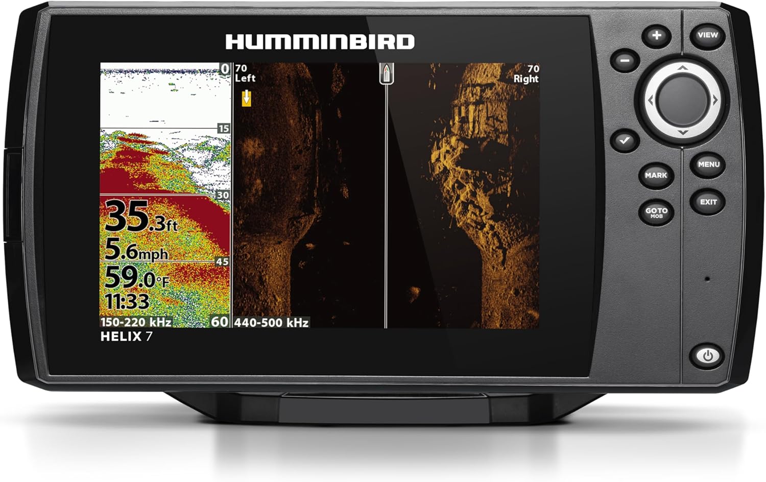 Humminbird Helix 7 G4 Fish Finder with Chirp Side Imaging, GPS