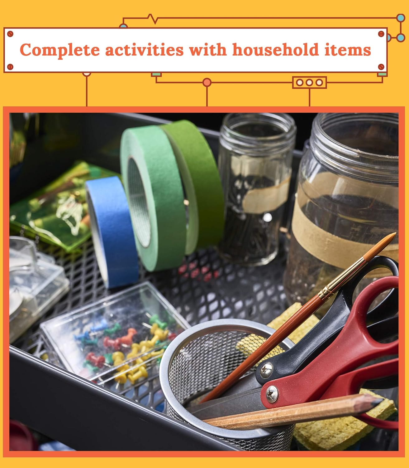 CARSON DELLOSA EDUCATION STEM Challenges Card Set for Grades 2-5