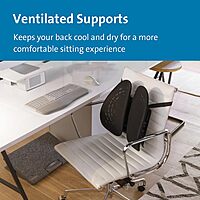 Kensington Smartfit Conform Back Rest (K60412WW),Black