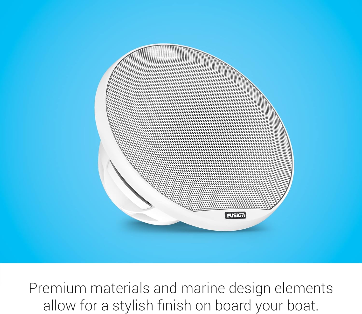 Garmin Fusion® Signature Series 3i Marine Subwoofers, 10" 600-watt Classic White Marine Subwoofer