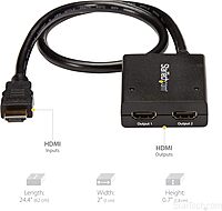 StarTech.com 2-Port HDMI Splitter (1 In 2 Out)