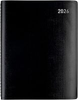 Office Depot Brand Weekly Monthly Planner, 8" x 11", Black, January 2026 to December 2026, OD71080026