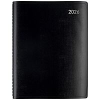 Office Depot Brand Weekly Monthly Planner, 8" x 11", Black, January 2026 to December 2026, OD71080026