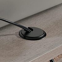 Sauder Cottage Road L Shaped Desk Computer Desk with Drawers and Cable Management