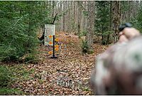 Birchwood Casey Handgun Dueling Tree Target with AR500 Steel Paddles, World of Targets