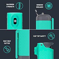 SABRE Safe Escape 3-in-1 Pepper Gel Spray with Seat Belt Cutter and Window Breaker