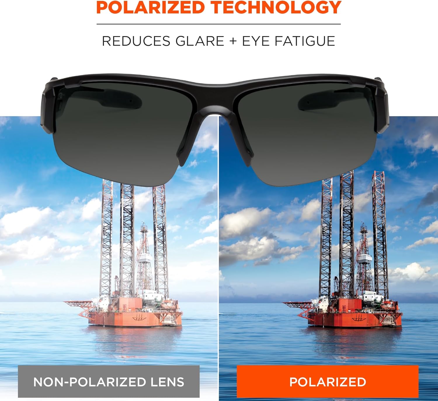 Ergodyne Skullerz DAGR Polarized Safety Sunglasses