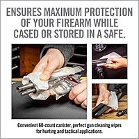 Real Avid Tri-Max CLP Gun Cleaning Wipes 60 Count | CLP Gun Cleaner And Lubricant | One-Step Gun Cleaning Oil and Lubricant