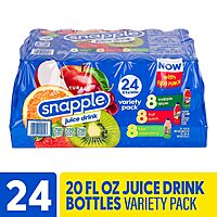 Snapple All Natural Juice Drink, 20 Oz Bottle, Pack Of 24 Bottles
