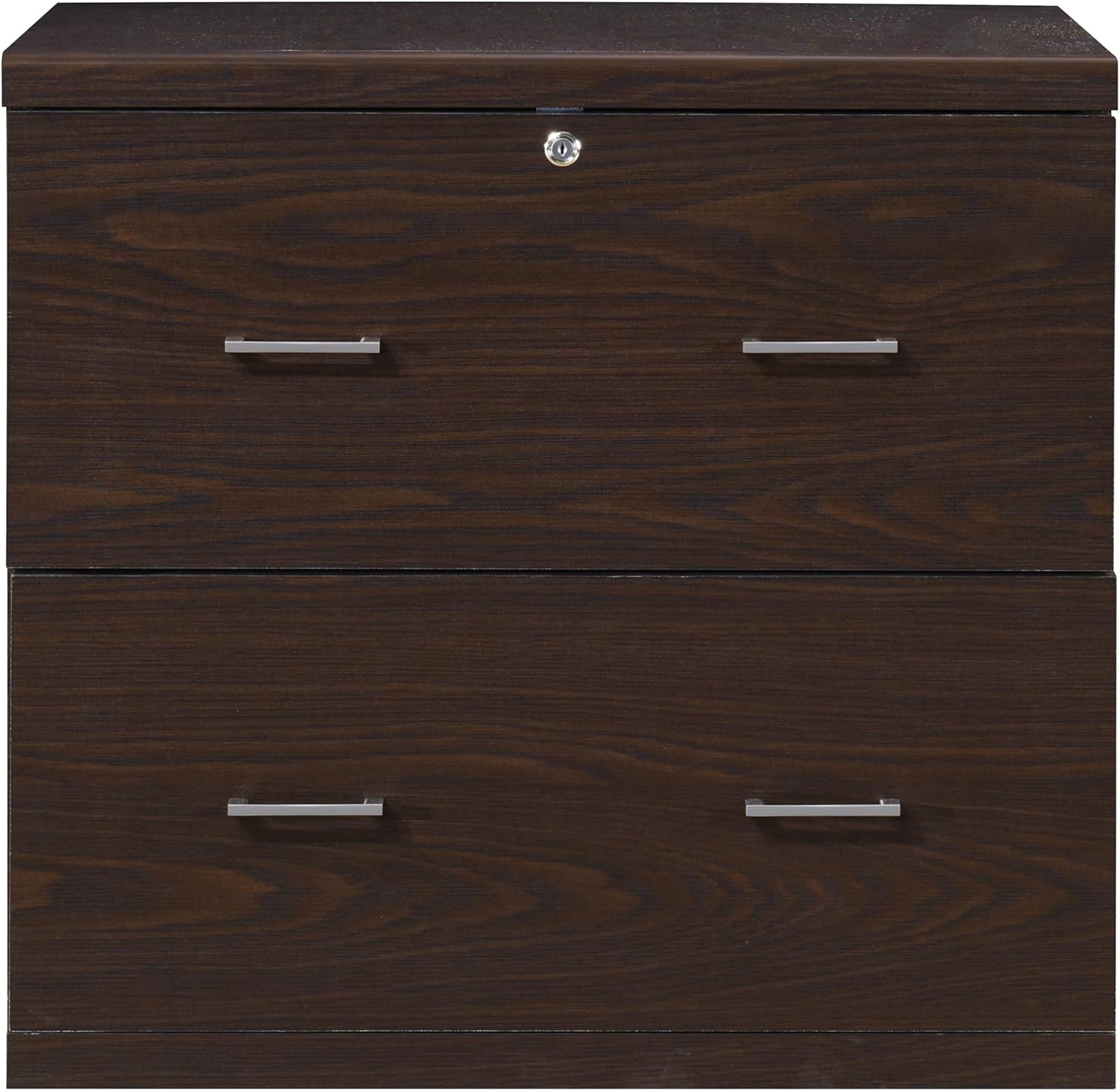 Office Star Alpine 2-Drawer Lateral File Cabinet with Lockdowel Fastening System