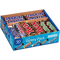 M&M Mars Chocolate Bar Variety Pack, 55 Ounce, 30 Count