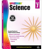 Spectrum 7th Grade Science Workbook, Ages 12 to 13, Grade 7 Science Workbook, Natural, Earth, and Life Science