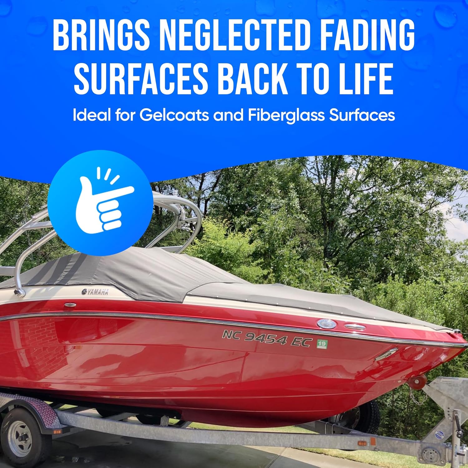 Pro-Cut 1000 Marine Polishing Compound - Heavy Oxidation Remover for Gelcoat & Painted Surfaces